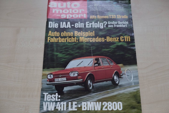 Auto Motor und Sport 20/1969